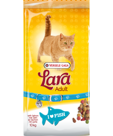 Versele Laga Lara Adult Fish Ξηρά Τροφή Γάτας με Σολομό και Κοτόπουλο 10kg